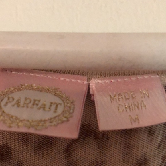 Parfait animal print cardigan size M - Picture 3 of 3